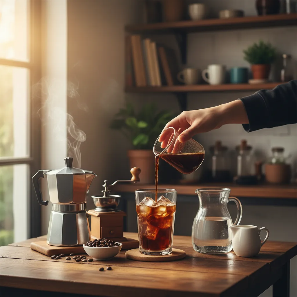 How to Make Iced Americano