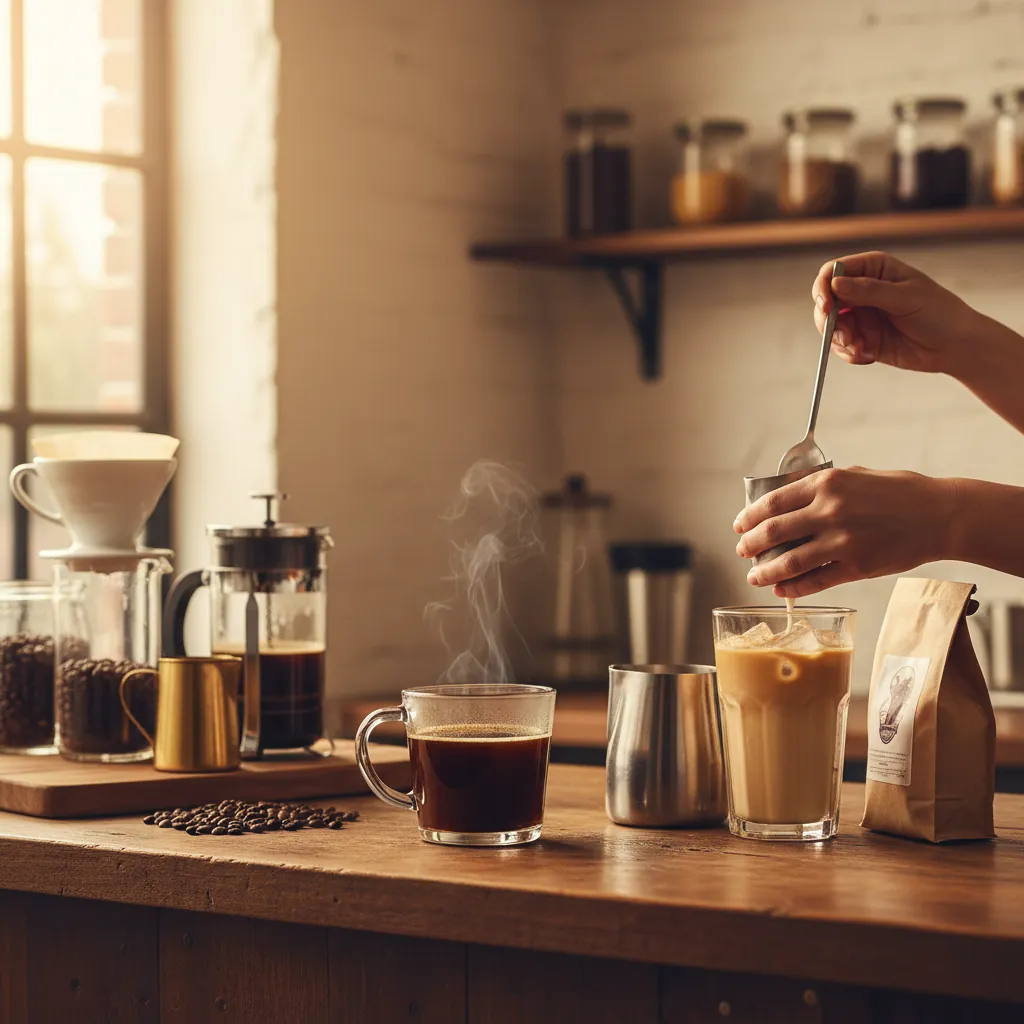 How to Make an Iced Latte at Home